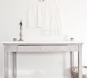 how to create a timeworn weathered and crackle finish on furniture, chalk paint, painted furniture, Finished