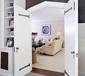 details details how you can add character and pizazz to your home, home decor, The door is gorgeous with its style of hinges and the curved door frame