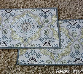 crazy easy placemat pillows, crafts, Clearance placemats from World Market must be lined