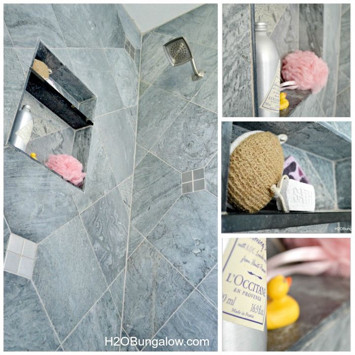Bathroom Remodel Glass Tile creative small bathroom remodel with slate and glass tile | hometalk Bathroom Remodel Glass Tile creative small bathroom remodel with slate and glass tile | hometalk