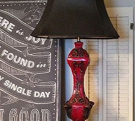 fun amp funky vintage lamp makeover, crafts, lighting