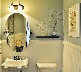 powder room makeover, bathroom ideas, home decor