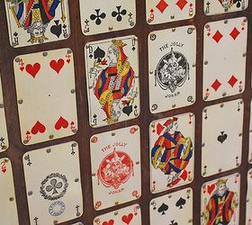 vintage playing cards original wall art, home decor, Vintage Playing Cards Original Wall Art by GadgetSponge com