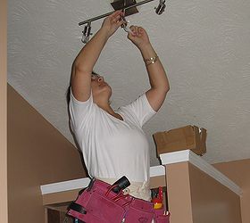 master bathroom makeover on a budget, bathroom ideas, home decor, AFTER new light