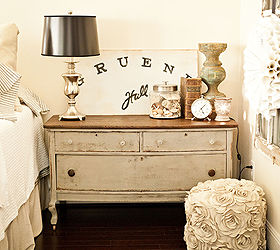 our master bedroom, chalk paint, home decor, Old Dresser from Gruene and refinished by me in ASCP French Linen