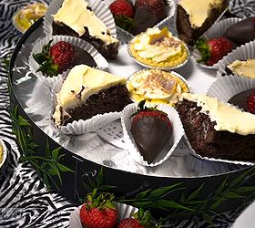 the hometalk meetup that loved on junk and africa, gardening, This was a dessert event so we had the tastiest treats decked out in African style The place was filled with pattern plants candles and all things Africa Gorgeous