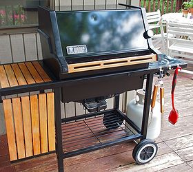 how to rehab a classic grill, outdoor living, painting, Our new to us grill all cleaned up and pretty