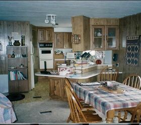 makeover of a mobile home photo heavy post, diy, doors, home decor, more brown