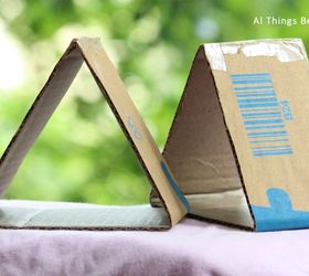 DIY Pyramid Cardboard Organiser Hometalk