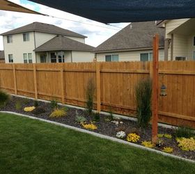Got Ugly Metal Fence Posts? Easy DIY Cure! Hometalk