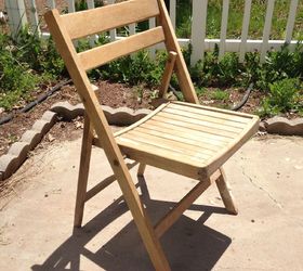 Repurposed Folding Wood Chair to organization Caddy Hometalk
