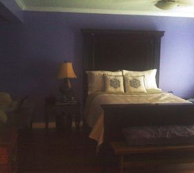 here are the picture of my house please leave any comments on how to make it look, home decor, one side of the master bedroom