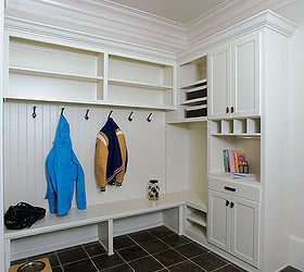 here is a sampling of locker mud room areas that i have designed installed with the, garages, home improvement, windows, Deluxe mudroom with open storage and even a mail center