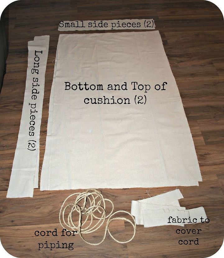 How To Make An Outdoor Cushion Cover Out Of A Drop Cloth Hometalk How To Make An Outdoor Cushion Cover Out Of A Drop Cloth Crafts