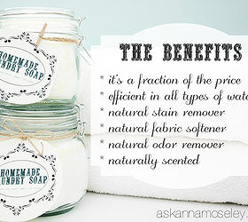 homemade laundry detergent and why it works so well, cleaning tips, The high alkalinity of washing soda helps it act as a solvent to remove a range of stains Also adding Fels Naphta helps eliminate residual stains It works as a stain remover for tough stains