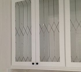 faux leaded glass, crafts, kitchen cabinets