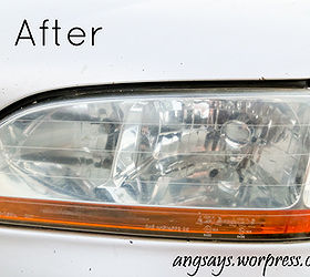 how to clean headlights diy, cleaning tips