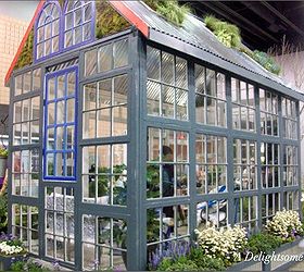 southeastern flower show, flowers, gardening, This greenhouse made of old windows really piqued our interest