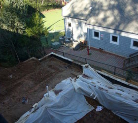 midtown residence progress this modern style home is located near downtown atlanta, decks, gardening, home improvement, landscape, outdoor living, pool designs, View of pool from master bedroom