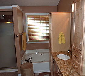 master bathroom makeover on a budget, bathroom ideas, home decor, AFTER