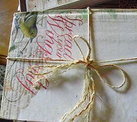 making an original accessories from old unused books, crafts, home decor