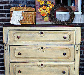 my mms milk paint review, painted furniture, MMS Milk Paint in Mustard Seed