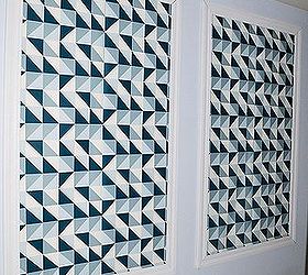 using wallpaper as a removable statement art piece, bedroom ideas, wall decor