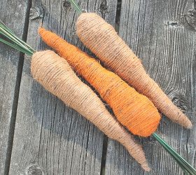 diy newspaper easter carrot decor, crafts, easter decorations, seasonal holiday decor