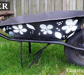 stencil your garden gear, crafts, gardening, painting, Flowermobile