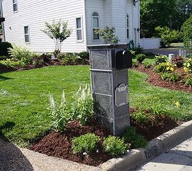 front yard makeover, gardening, landscape, And after We added a border garden all along the property line to define our space