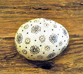 make these cute eggs for easter, crafts, easter decorations, seasonal holiday decor, 3 The design can be as simple or as intricate as you want You can also use Sharpies in pastel colors When you are finished drawing apply a sealer to add some sheen and to prevent smears