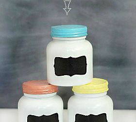 how to make your own anthropologie spice jars for a fraction of the cost, chalkboard paint, painting, Do you love those cute spice jars you see but the aren t in the budget or you can t find them Make your own