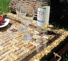 old frame corks glass amp drawer pulls stunning wine and cheese tray, chalkboard paint, crafts, repurposing upcycling