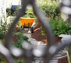 how a girl built a gate, diy, fences, how to, outdoor living, woodworking projects, I love that I can see what s going on on the other side