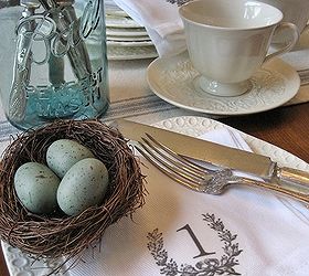 french farmhouse numbered napkins, crafts, home decor, wreaths, Easy to follow instructions for creating these napkins plus the graphic can be found on my blog