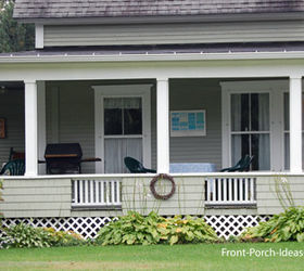 does your porch have knee walls, porches, These vertical balusters in a knee wall provide the best of both worlds privacy and traditional railings