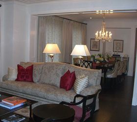 this apartment was designed for clients that used it as their home away from home in, home decor, view into dining area with Baccarat chandelier