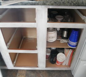 painting oak kitchen cabinets, cabinets, painting, prepping the base