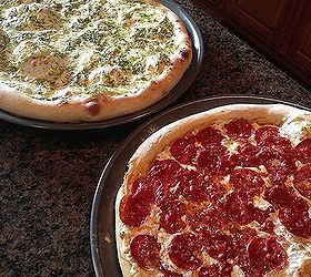 stretching your grocery budget, One of our biggest money savers is making our own pizza We buy frozen dough in bulk We ve made our own pizza sauce too Each pizza comes to about 2 75