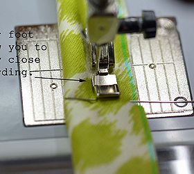 how to add piping to an envelope pillow, crafts, You will need a zipper foot to insert the cording into the piping