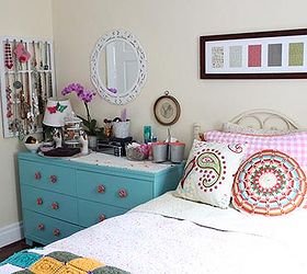 modern cottage house tour, home decor, spare bedroom