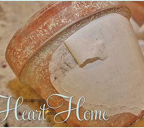 french inspired terra cotta flower pots, crafts, decoupage, flowers, gardening, Using a spray bottle or very wet paper towel wet the graphic and peel rub the paper off Be careful and go slow and re wet the paper if necessary