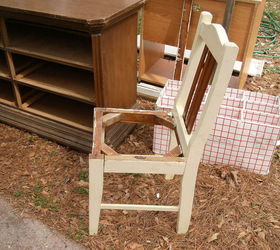this dresser and chair are waiting for a home with a creative person they re sitting, painted furniture, The chair needs a small amt of sturdying up but not much at all Just a little work paint and a new seat and this can be a pretty little chair