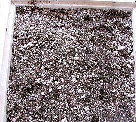 how to make a living plant picture frame, crafts, succulents, Here is the succulent potting soil