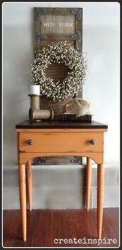 sewing table machine hometalk antique cotta terra repurposed tables box revived createinspire diy