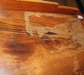 head on over and see i how i saved what i could of the wood on this empire dresser, home decor, painted furniture