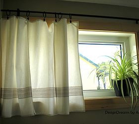 curtains amp shams in 5 minutes for 6, bedroom ideas, reupholster, window treatments