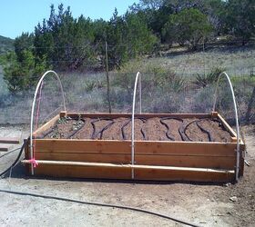 my first spring garden rennovating the landscape, flowers, gardening, pallet, First bed s built There s 2 of them 5 x 8 I ve added smaller ones at each end as seen below