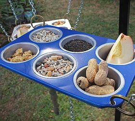 repurposed upcycled hillbilly bird feeders, repurposing upcycling, Repurposed Hillbilly Bird Feeders by GadgetSponge com