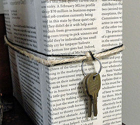 cereal box paper holder, crafts